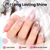imageBeetles Milky White Gel Nail Polish  15ml Jelly Nude Gel Polish Base Color Nail Concealer Sheer Translucent Effect Soak Off UV LED French Nail Art Salon DIY Summer Manicure Gift for WomenB  Velvet Pink  Prismatic Christmas