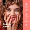 imageBeetles Milky White Gel Nail Polish  15ml Jelly Nude Gel Polish Base Color Nail Concealer Sheer Translucent Effect Soak Off UV LED French Nail Art Salon DIY Summer Manicure Gift for WomenM  Creme Orange  Carly Coral Orange