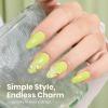 imageBeetles Milky White Gel Nail Polish  15ml Jelly Nude Gel Polish Base Color Nail Concealer Sheer Translucent Effect Soak Off UV LED French Nail Art Salon DIY Summer Manicure Gift for WomenH  Creme Green  Fresh Pistachio