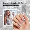 imageBeetles Milky White Gel Nail Polish  15ml Jelly Nude Gel Polish Base Color Nail Concealer Sheer Translucent Effect Soak Off UV LED French Nail Art Salon DIY Summer Manicure Gift for WomenSilver Dreamscape