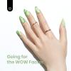 imageBeetles Milky White Gel Nail Polish  15ml Jelly Nude Gel Polish Base Color Nail Concealer Sheer Translucent Effect Soak Off UV LED French Nail Art Salon DIY Summer Manicure Gift for WomenH  Creme Green  Spring Buds