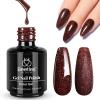 imageBeetles Milky White Gel Nail Polish  15ml Jelly Nude Gel Polish Base Color Nail Concealer Sheer Translucent Effect Soak Off UV LED French Nail Art Salon DIY Summer Manicure Gift for WomenI  Shimmery Brown  Jazz Club