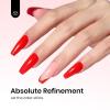 imageBeetles Milky White Gel Nail Polish  15ml Jelly Nude Gel Polish Base Color Nail Concealer Sheer Translucent Effect Soak Off UV LED French Nail Art Salon DIY Summer Manicure Gift for WomenC  Creme Red  Heatwave