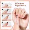 imageBeetles Milky White Gel Nail Polish  15ml Jelly Nude Gel Polish Base Color Nail Concealer Sheer Translucent Effect Soak Off UV LED French Nail Art Salon DIY Summer Manicure Gift for WomenB  Sheer Pink  Bare Mocha