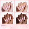 imageBeetles Milky White Gel Nail Polish  15ml Jelly Nude Gel Polish Base Color Nail Concealer Sheer Translucent Effect Soak Off UV LED French Nail Art Salon DIY Summer Manicure Gift for WomenB  Pearl Pink  Soft Afternoon
