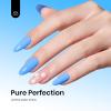 imageBeetles Milky White Gel Nail Polish  15ml Jelly Nude Gel Polish Base Color Nail Concealer Sheer Translucent Effect Soak Off UV LED French Nail Art Salon DIY Summer Manicure Gift for WomenD  Creme Blue  Coastal Holiday Bliss
