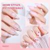 imageBeetles Milky White Gel Nail Polish  15ml Jelly Nude Gel Polish Base Color Nail Concealer Sheer Translucent Effect Soak Off UV LED French Nail Art Salon DIY Summer Manicure Gift for WomenMilky Pink