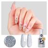 imageBeetles Milky White Gel Nail Polish  15ml Jelly Nude Gel Polish Base Color Nail Concealer Sheer Translucent Effect Soak Off UV LED French Nail Art Salon DIY Summer Manicure Gift for WomenF  Shimmery Silver  Holographic Stardust