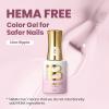 imageBeetles Milky White Gel Nail Polish  15ml Jelly Nude Gel Polish Base Color Nail Concealer Sheer Translucent Effect Soak Off UV LED French Nail Art Salon DIY Summer Manicure Gift for WomenJ  Sheer Purple  Lilac Ripple
