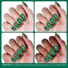imageBeetles Milky White Gel Nail Polish  15ml Jelly Nude Gel Polish Base Color Nail Concealer Sheer Translucent Effect Soak Off UV LED French Nail Art Salon DIY Summer Manicure Gift for WomenH  Flakie Green  EverGleam