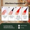 imageBeetles Milky White Gel Nail Polish  15ml Jelly Nude Gel Polish Base Color Nail Concealer Sheer Translucent Effect Soak Off UV LED French Nail Art Salon DIY Summer Manicure Gift for WomenC  Flakie Red  Red Reign