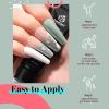 imageBeetles Milky White Gel Nail Polish  15ml Jelly Nude Gel Polish Base Color Nail Concealer Sheer Translucent Effect Soak Off UV LED French Nail Art Salon DIY Summer Manicure Gift for WomenSage