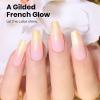 imageBeetles Milky White Gel Nail Polish  15ml Jelly Nude Gel Polish Base Color Nail Concealer Sheer Translucent Effect Soak Off UV LED French Nail Art Salon DIY Summer Manicure Gift for WomenK  Shimmery Yellow  Gilded Sugar