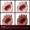 imageBeetles Milky White Gel Nail Polish  15ml Jelly Nude Gel Polish Base Color Nail Concealer Sheer Translucent Effect Soak Off UV LED French Nail Art Salon DIY Summer Manicure Gift for WomenC  Creme Red  Oxblood Red