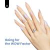 imageBeetles Milky White Gel Nail Polish  15ml Jelly Nude Gel Polish Base Color Nail Concealer Sheer Translucent Effect Soak Off UV LED French Nail Art Salon DIY Summer Manicure Gift for WomenDreamy Blue