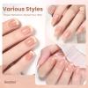 imageBeetles Milky White Gel Nail Polish  15ml Jelly Nude Gel Polish Base Color Nail Concealer Sheer Translucent Effect Soak Off UV LED French Nail Art Salon DIY Summer Manicure Gift for WomenB  Sheer Pink  Bare Mocha