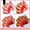 imageBeetles Milky White Gel Nail Polish  15ml Jelly Nude Gel Polish Base Color Nail Concealer Sheer Translucent Effect Soak Off UV LED French Nail Art Salon DIY Summer Manicure Gift for WomenC  Creme Red  Heatwave