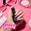 imageBeetles Milky White Gel Nail Polish  15ml Jelly Nude Gel Polish Base Color Nail Concealer Sheer Translucent Effect Soak Off UV LED French Nail Art Salon DIY Summer Manicure Gift for Women111Silk Rosettes