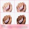 imageBeetles Milky White Gel Nail Polish  15ml Jelly Nude Gel Polish Base Color Nail Concealer Sheer Translucent Effect Soak Off UV LED French Nail Art Salon DIY Summer Manicure Gift for WomenB  Creme Pink  Barely Pink