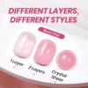 imageBeetles Milky White Gel Nail Polish  15ml Jelly Nude Gel Polish Base Color Nail Concealer Sheer Translucent Effect Soak Off UV LED French Nail Art Salon DIY Summer Manicure Gift for WomenB  Sheer Pink  Blush Cappuccino