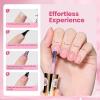 imageBeetles Milky White Gel Nail Polish  15ml Jelly Nude Gel Polish Base Color Nail Concealer Sheer Translucent Effect Soak Off UV LED French Nail Art Salon DIY Summer Manicure Gift for WomenB  Sheer Pink  Dawn Petals