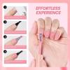 imageBeetles Milky White Gel Nail Polish  15ml Jelly Nude Gel Polish Base Color Nail Concealer Sheer Translucent Effect Soak Off UV LED French Nail Art Salon DIY Summer Manicure Gift for WomenNaked Rose
