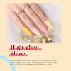 imageBeetles Milky White Gel Nail Polish  15ml Jelly Nude Gel Polish Base Color Nail Concealer Sheer Translucent Effect Soak Off UV LED French Nail Art Salon DIY Summer Manicure Gift for WomenK  Creme Yellow  Lemon Chiffon
