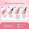 imageBeetles Milky White Gel Nail Polish  15ml Jelly Nude Gel Polish Base Color Nail Concealer Sheer Translucent Effect Soak Off UV LED French Nail Art Salon DIY Summer Manicure Gift for WomenPink Jelly
