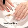 imageBeetles Milky White Gel Nail Polish  15ml Jelly Nude Gel Polish Base Color Nail Concealer Sheer Translucent Effect Soak Off UV LED French Nail Art Salon DIY Summer Manicure Gift for WomenF  Pearl Silver  Silver Dancefloor