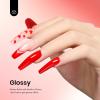 imageBeetles Milky White Gel Nail Polish  15ml Jelly Nude Gel Polish Base Color Nail Concealer Sheer Translucent Effect Soak Off UV LED French Nail Art Salon DIY Summer Manicure Gift for WomenC  Creme Red  Scarlet Red