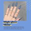 imageBeetles Milky White Gel Nail Polish  15ml Jelly Nude Gel Polish Base Color Nail Concealer Sheer Translucent Effect Soak Off UV LED French Nail Art Salon DIY Summer Manicure Gift for WomenD  Creme Blue  Grayish Blue