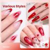 imageBeetles Milky White Gel Nail Polish  15ml Jelly Nude Gel Polish Base Color Nail Concealer Sheer Translucent Effect Soak Off UV LED French Nail Art Salon DIY Summer Manicure Gift for WomenC  Sheer Red  Ruby Cherry
