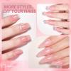 imageBeetles Milky White Gel Nail Polish  15ml Jelly Nude Gel Polish Base Color Nail Concealer Sheer Translucent Effect Soak Off UV LED French Nail Art Salon DIY Summer Manicure Gift for WomenNaked Rose