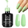 imageBeetles Milky White Gel Nail Polish  15ml Jelly Nude Gel Polish Base Color Nail Concealer Sheer Translucent Effect Soak Off UV LED French Nail Art Salon DIY Summer Manicure Gift for WomenH  Creme Green  Spring Buds