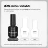 imageBeetles Milky White Gel Nail Polish  15ml Jelly Nude Gel Polish Base Color Nail Concealer Sheer Translucent Effect Soak Off UV LED French Nail Art Salon DIY Summer Manicure Gift for WomenBlack  White 2 Pcs
