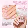 imageBeetles Milky White Gel Nail Polish  15ml Jelly Nude Gel Polish Base Color Nail Concealer Sheer Translucent Effect Soak Off UV LED French Nail Art Salon DIY Summer Manicure Gift for WomenI  Sheer Brown  Warm Grace