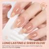 imageBeetles Milky White Gel Nail Polish  15ml Jelly Nude Gel Polish Base Color Nail Concealer Sheer Translucent Effect Soak Off UV LED French Nail Art Salon DIY Summer Manicure Gift for WomenMocha Mouse Cake