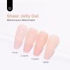 imageBeetles Milky White Gel Nail Polish  15ml Jelly Nude Gel Polish Base Color Nail Concealer Sheer Translucent Effect Soak Off UV LED French Nail Art Salon DIY Summer Manicure Gift for WomenCashmere Nude