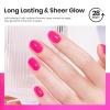 imageBeetles Milky White Gel Nail Polish  15ml Jelly Nude Gel Polish Base Color Nail Concealer Sheer Translucent Effect Soak Off UV LED French Nail Art Salon DIY Summer Manicure Gift for WomenVibrant Night