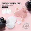 imageBeetles Milky White Gel Nail Polish  15ml Jelly Nude Gel Polish Base Color Nail Concealer Sheer Translucent Effect Soak Off UV LED French Nail Art Salon DIY Summer Manicure Gift for WomenQ  Creme White Pink  Pure Intent