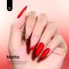 imageBeetles Milky White Gel Nail Polish  15ml Jelly Nude Gel Polish Base Color Nail Concealer Sheer Translucent Effect Soak Off UV LED French Nail Art Salon DIY Summer Manicure Gift for WomenC  Creme Red  Scarlet Red