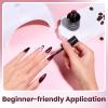 imageBeetles Milky White Gel Nail Polish  15ml Jelly Nude Gel Polish Base Color Nail Concealer Sheer Translucent Effect Soak Off UV LED French Nail Art Salon DIY Summer Manicure Gift for WomenC  Shimmery Red  Cherry Mocha