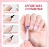 imageBeetles Milky White Gel Nail Polish  15ml Jelly Nude Gel Polish Base Color Nail Concealer Sheer Translucent Effect Soak Off UV LED French Nail Art Salon DIY Summer Manicure Gift for WomenMilky Pink