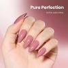 imageBeetles Milky White Gel Nail Polish  15ml Jelly Nude Gel Polish Base Color Nail Concealer Sheer Translucent Effect Soak Off UV LED French Nail Art Salon DIY Summer Manicure Gift for WomenB  Creme Pink  Dusty Rosewood