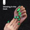 imageBeetles Milky White Gel Nail Polish  15ml Jelly Nude Gel Polish Base Color Nail Concealer Sheer Translucent Effect Soak Off UV LED French Nail Art Salon DIY Summer Manicure Gift for WomenLuminous Green