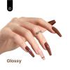 imageBeetles Milky White Gel Nail Polish  15ml Jelly Nude Gel Polish Base Color Nail Concealer Sheer Translucent Effect Soak Off UV LED French Nail Art Salon DIY Summer Manicure Gift for WomenI  Creme Brown  Coffee o Clock