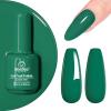 imageBeetles Milky White Gel Nail Polish  15ml Jelly Nude Gel Polish Base Color Nail Concealer Sheer Translucent Effect Soak Off UV LED French Nail Art Salon DIY Summer Manicure Gift for WomenH  Creme Green  Emerald