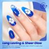 imageBeetles Milky White Gel Nail Polish  15ml Jelly Nude Gel Polish Base Color Nail Concealer Sheer Translucent Effect Soak Off UV LED French Nail Art Salon DIY Summer Manicure Gift for WomenSapphire Love