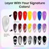 imageBeetles Milky White Gel Nail Polish  15ml Jelly Nude Gel Polish Base Color Nail Concealer Sheer Translucent Effect Soak Off UV LED French Nail Art Salon DIY Summer Manicure Gift for WomenSilver Dreamscape