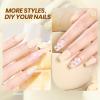 imageBeetles Milky White Gel Nail Polish  15ml Jelly Nude Gel Polish Base Color Nail Concealer Sheer Translucent Effect Soak Off UV LED French Nail Art Salon DIY Summer Manicure Gift for WomenK  Sheer Yellow  Butter Veil